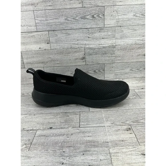 Skechers GoWalk Joy Women Size 7.5 Black Mesh Slip On Walking Shoes 15600TX BBK - Picture 12 of 13